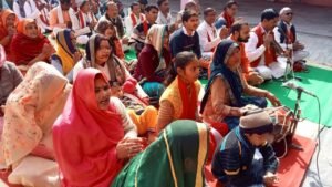 Bhagwati Manav Kalyan Sangathan organized Mahaarti