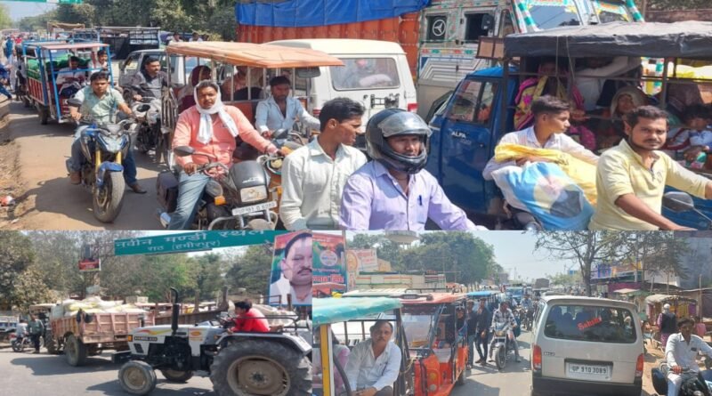 Rath Panwadi road jammed for three hours