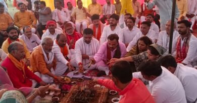 Countdown to PM's rally begins, Bhoomi Pujan done, invited by giving yellow rice