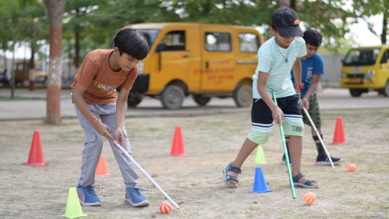 Summer camp at Seth Chhotalal Academy, kids are having fun