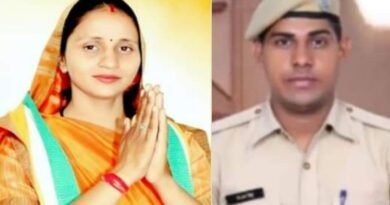 Constable husband protects MP Sanjana Jatav from Bharatpur, Rajasthan, made her his PSO, she said- my husband is my strength