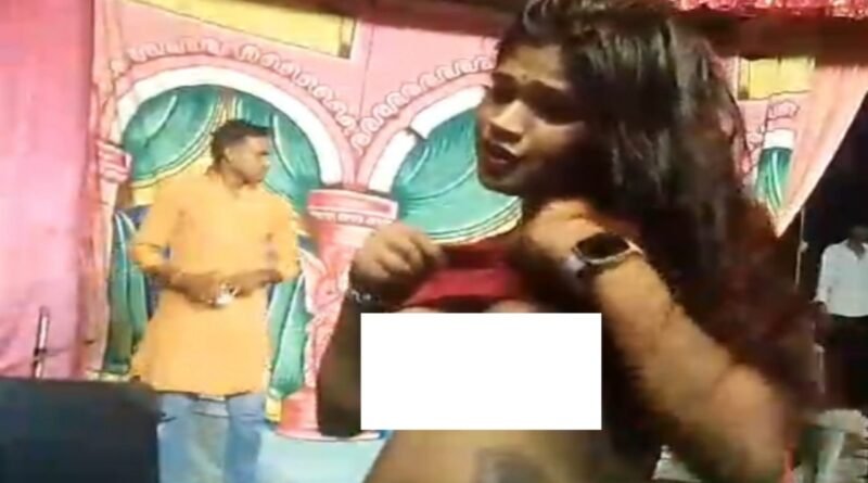 When the dancer went topless on the stage of Ramlila, the video went viral on social media