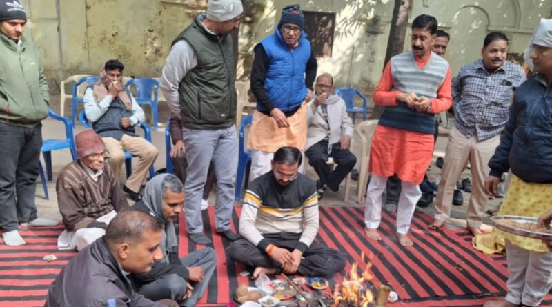 JCI celebrated the new year by performing havan pujan