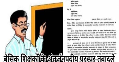UP News: UP government issued order for inter-district transfer of basic teachers