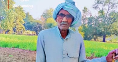 An old farmer died in a bike accident, three were caught while trying to throw the body in the bushes