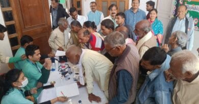 Health camp of Lions Club Rath: 320 patients were examined and treated