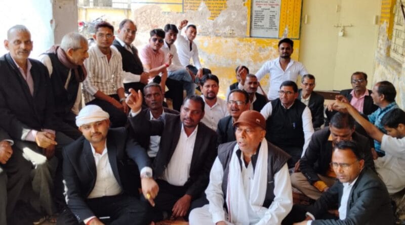 Lawyers protested against the Advocate Amendment Act Bill