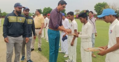 Indian cricketer and Gujarat Titans coach Ashish Nehra reached Rath