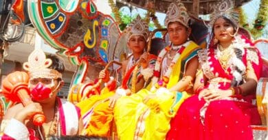 Ram Navami Festival: A grand procession was taken out in Rath on Ram Navami