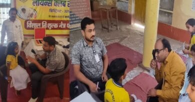 Eye camp of Lions Club Rath Samrat