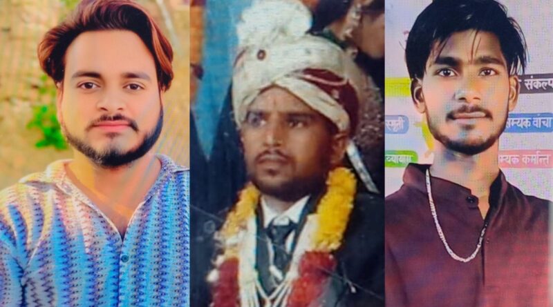 bike accident biwar dumper hit three killed dulha at postmortem house