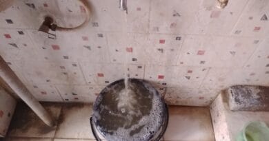 Dirty and smelly water coming from drains