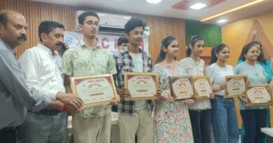 First installation ceremony of JAC Club: Meritorious students were honored