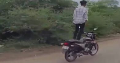 Bike stunt video viral in rath hamirpur