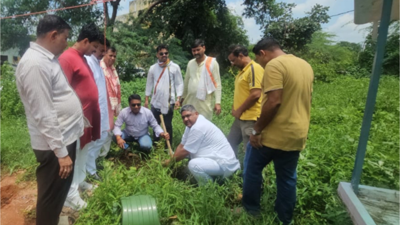 Gau seva on birthday: Birthday of BJP's state general secretary celebrated