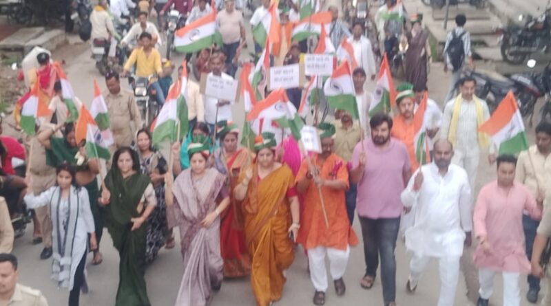 BJP's Tiranga Yatra rath: Awakened the spirit of patriotism by touring the city