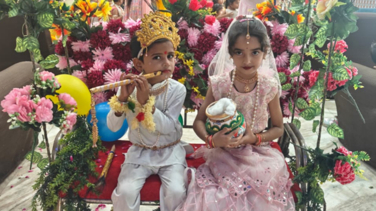 janmashtami celebration in rath vgm smart school