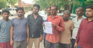 Rain water filled in fields Resentment among farmers