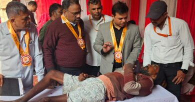 swami brahmanand health camp rath 1020 patients treated