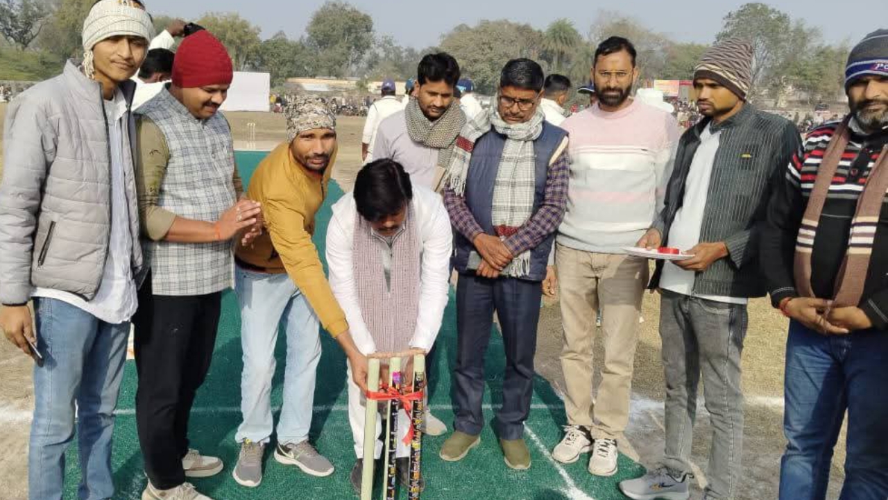 swami brahmanand cricket tournament rath jhansi vs satna